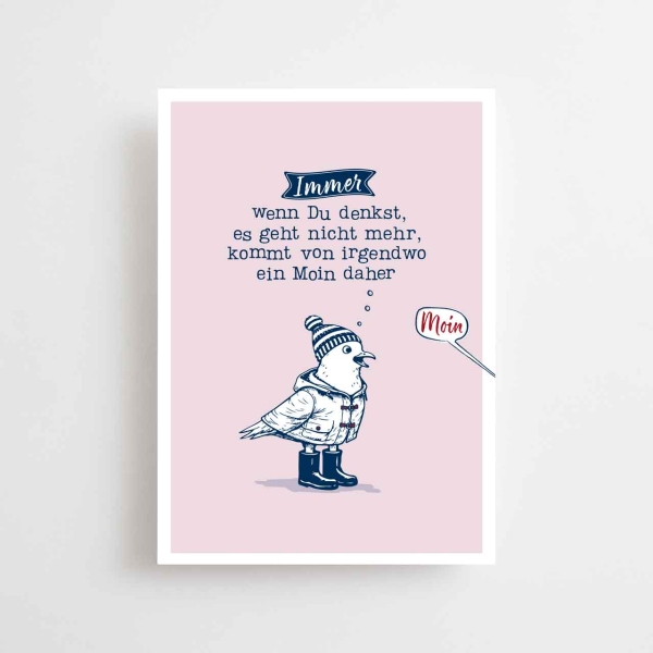 Postkarte - Ein Moin daher