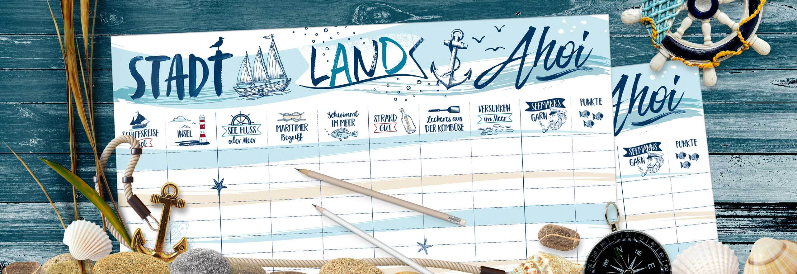 Maritime Spiele perfekt zum Verschenken