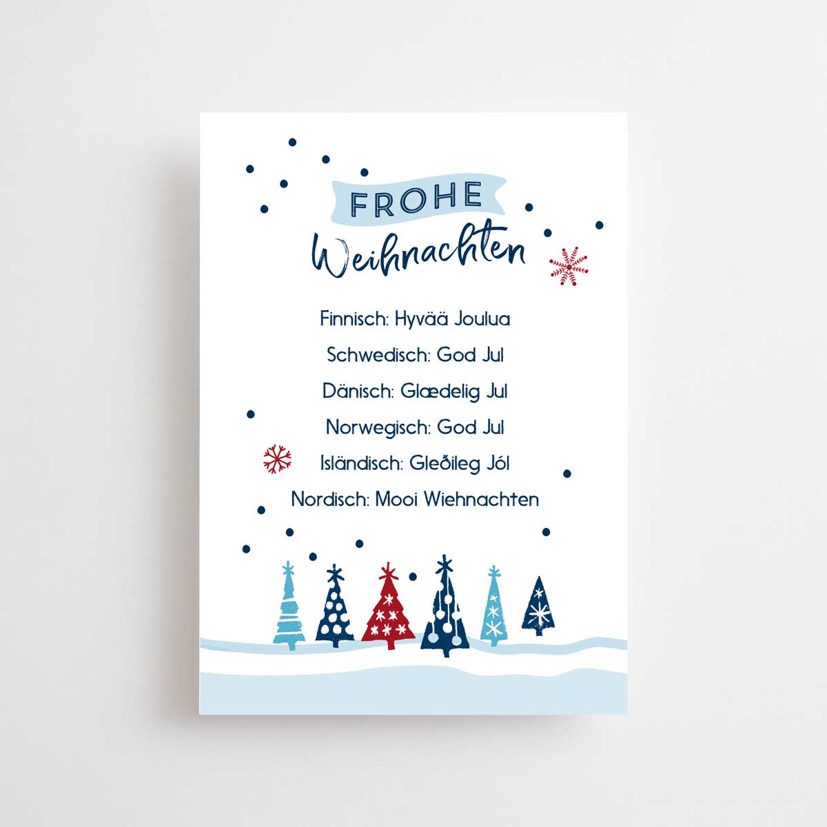 Weihnachtskarte Für Väter – Mit Verziertem Kaminmotiv & Metallfolie, Inkl. Umschlag, 149x229 Mm
