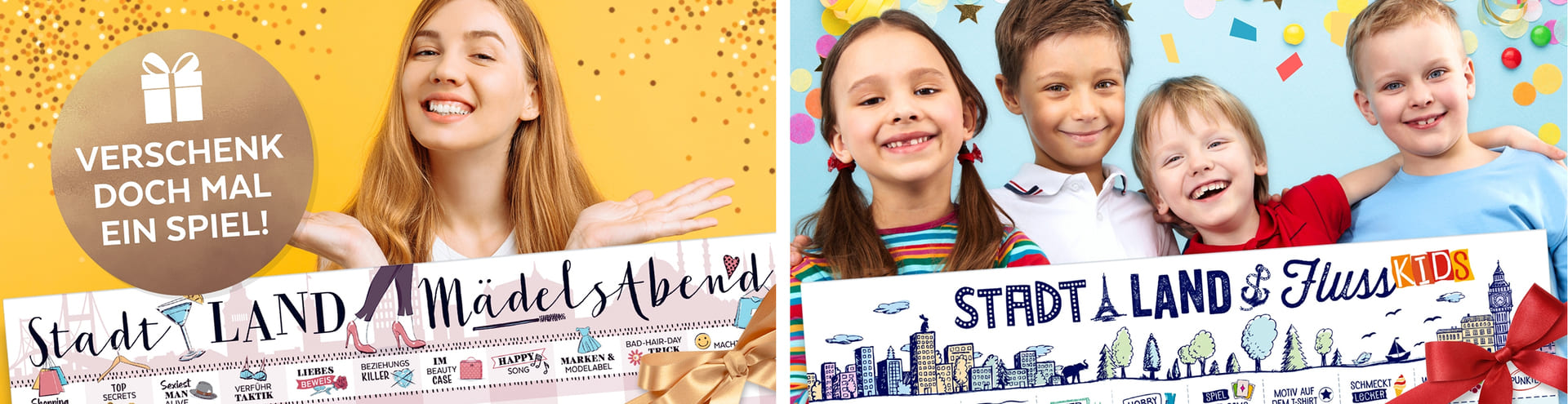 Stadt-Land-Fluss – die besondere Geschenkidee für Freunde und Familie