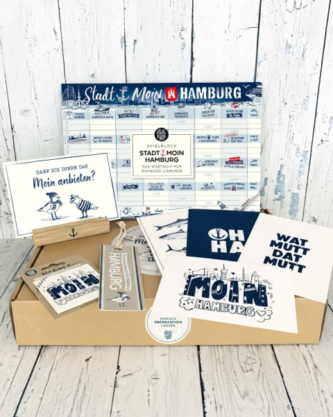 Originelles Geschenkset Hamburg fix & fertig zum Verschenken